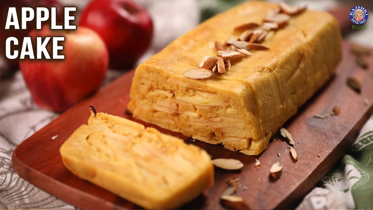 Apple Cake Recipe | Easy Eggless Apple Cake | A...