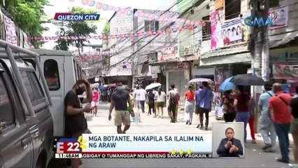 Mga botante sa QC, nakapila sa ilalim na ng araw | Eleksyon 2022