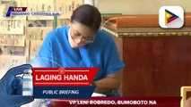Pagboto ni presidential candidate VP Leni Robredo sa Naga, Camarines Sur