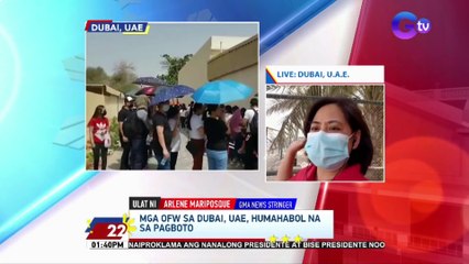 Mga OFW sa Dubai, UAE, humahabol na sa pagboto | Eleksyon 2022