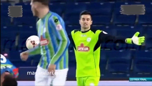 Medipol Başakşehir 0-2 Çaykur Rizespor 11.02.2016 - 2015-2016 Turkish Cup Quarter Final 1st Leg