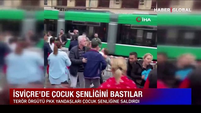 Terör örgütü PKK yandaşları İsviçre'de Türklere saldırdı