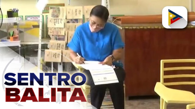 Pagboto ni VP Robredo, inabot nang halos dalawang oras; Robredo, ikinababahala ang mga aberya sa VCMs