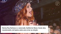 Marina Ruy Barbosa fica 'bebinha' em festa e dedica música ao namorado em meio a rumores de crise