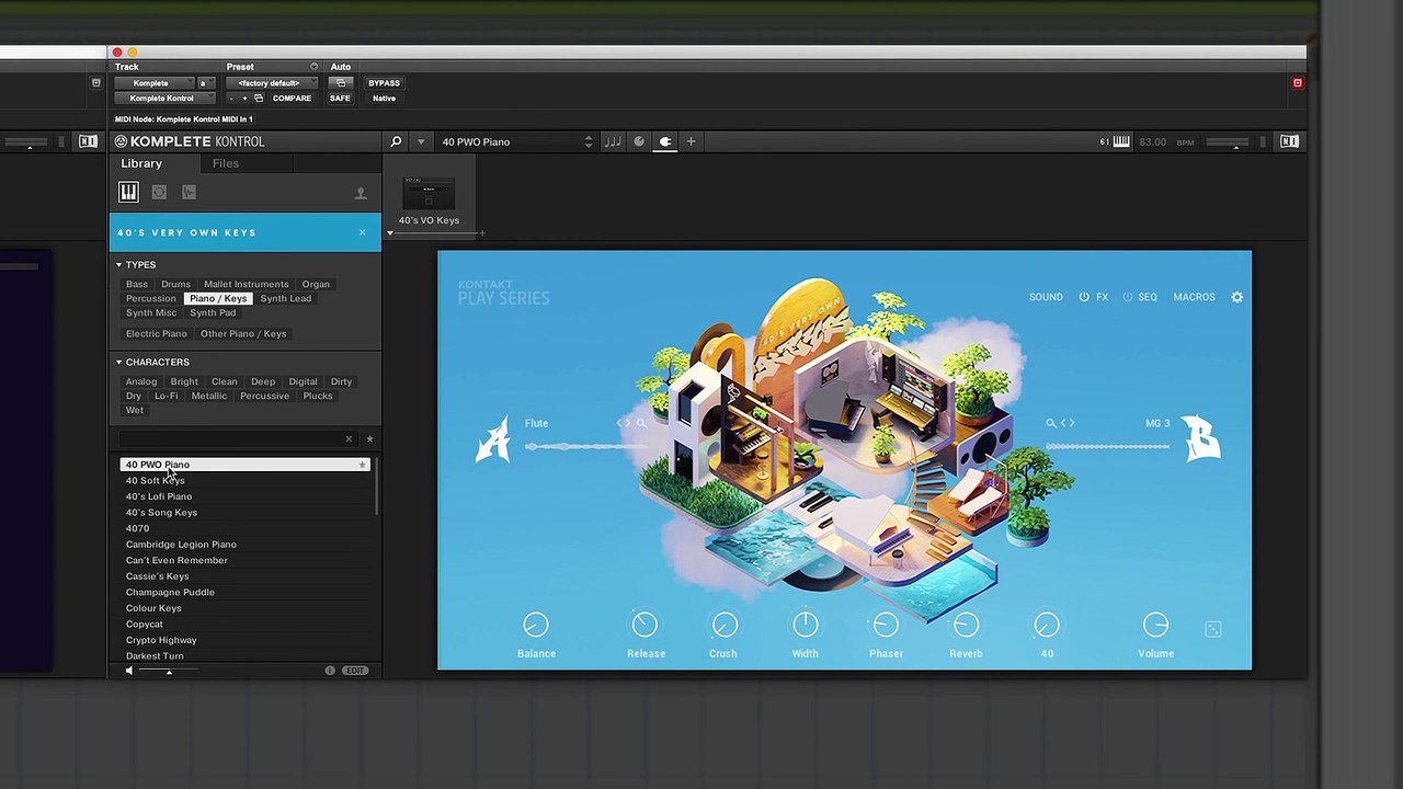 Présentation de  40’S Very Own Drums & Keys