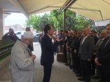 Yeniden Refah Partisi Genel Başkanı Fatih Erbakan cenaze törenine katıldı