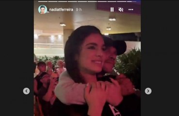Marc Anthony lleva a su novia Nadia Ferreira a Disney World por su 23 cumpleaños
