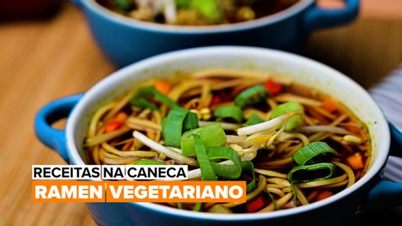 Receitas na Caneca: Ramen vegetariano