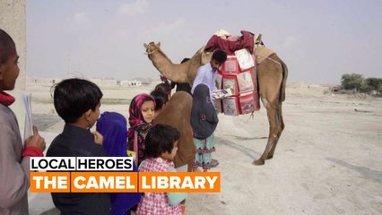 Giving children right of education through a camel
