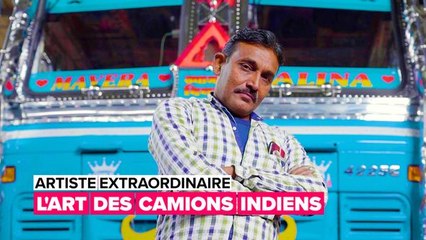 Artiste extraordinaire : le monde coloré de l'art des camions indiens