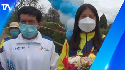 Valeria Sangoquiza logró un cupo en el Comité Olímpico Ecuatoriano