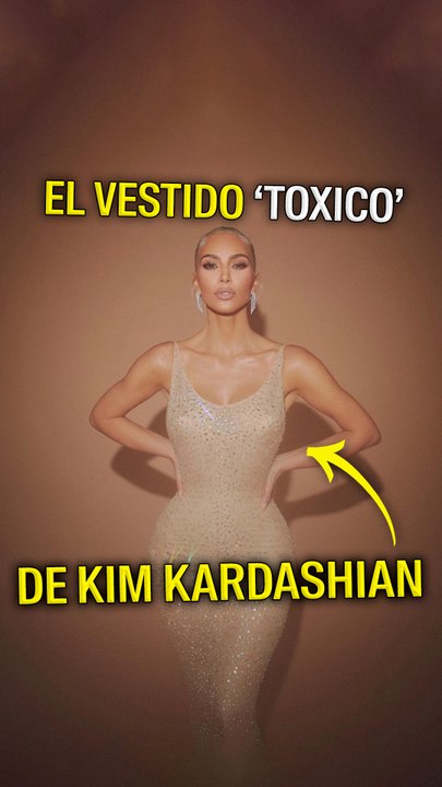El vestido tóxico de Kim Kardashian