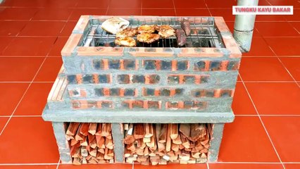 Tungku kayu bakar 19 || how to make firewood stove