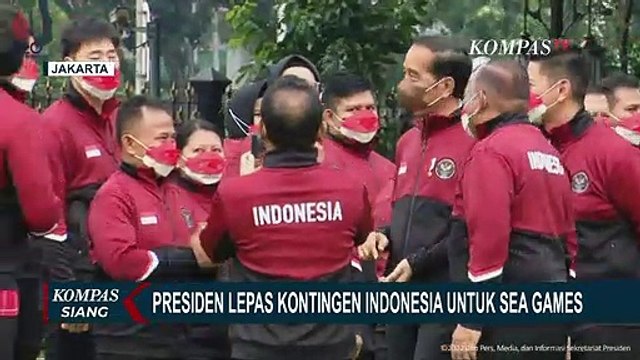Jokowi Lepas 499 Atlet Indonesia yang Akan Bertanding di Sea Games Vietnam