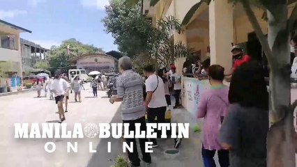 Voting situation in Barasoain Integrated School in Malolos, Bulacan