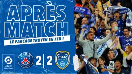 PSG 2-2 ESTAC | L'ambiance du parcage au coup de sifflet final !