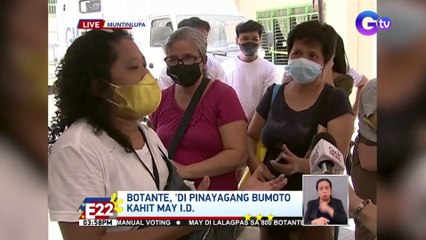 Скачать видео: Ilang botante sa Alabang, hindi nakaboto dahil hindi raw valid ang kanilang ID | Eleksyon 2022