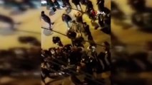 Arnavutköy'de asker uğurlama konvoyunda kavga