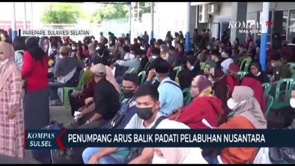 Penumpang Arus Balik Padati Pelabuhan Nusantara
