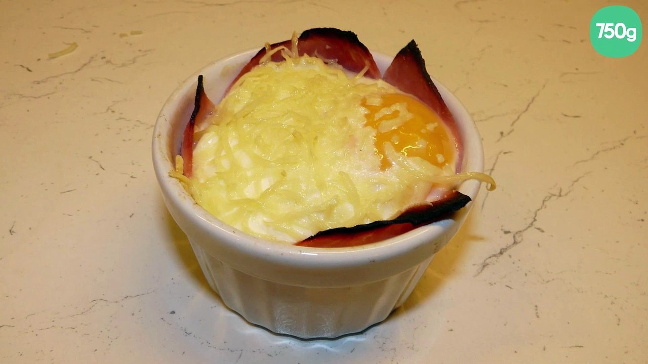 Œuf cocotte façon fond de frigo