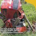 Kecelakaan lalu lintas terjadi di Jalan Koridor RAPP KM 14, Langgam, Kabupaten Pelalawan !!