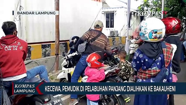 Kecewa, Pemudik di Pelabuhan Panjang Dialihkan ke Bakauheni