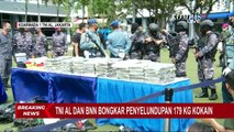 TNI AL dan BNN Gagalkan Penyelundupan 179 Kg Kokain yang Terapung di Laut!