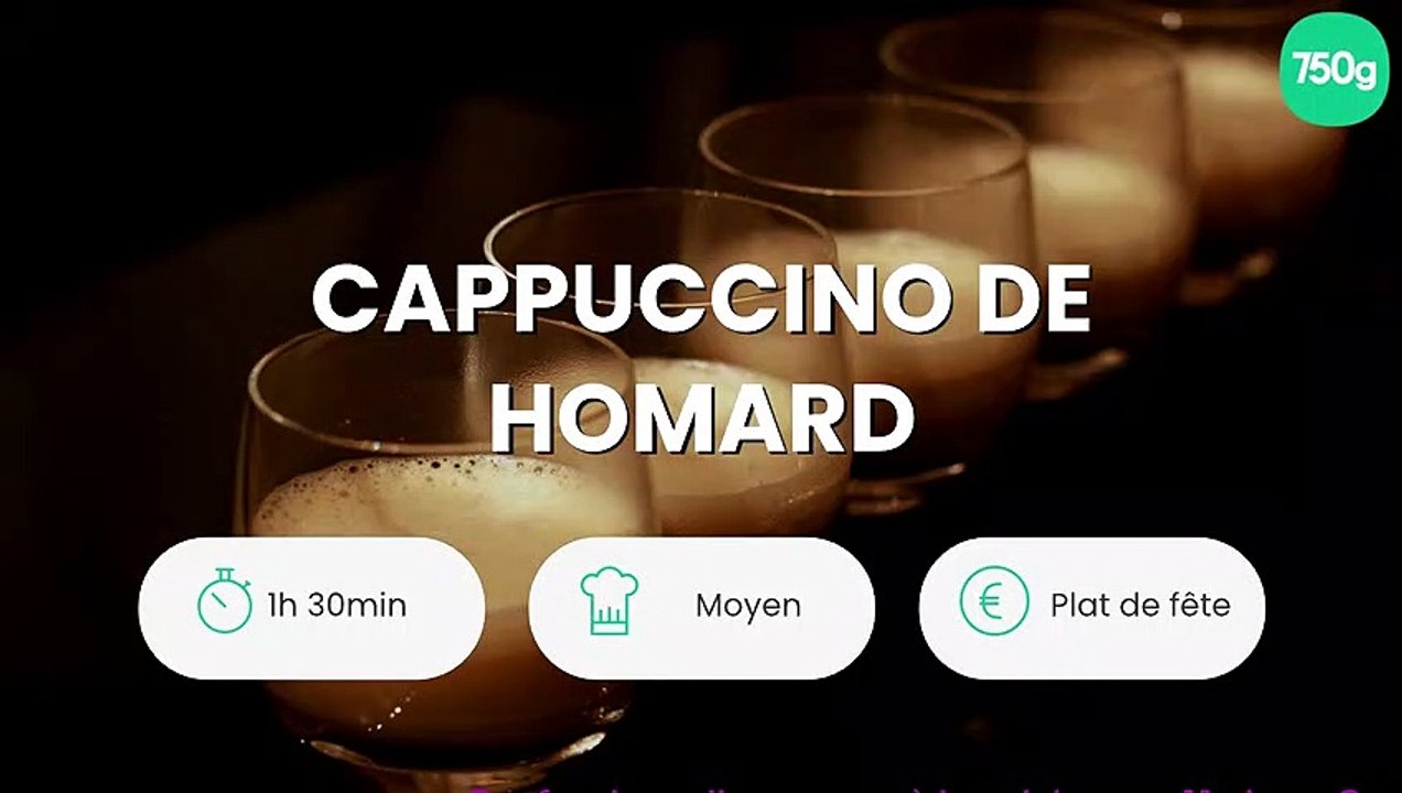 Cappuccino de homard