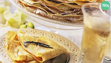 Crêpes à la vanille