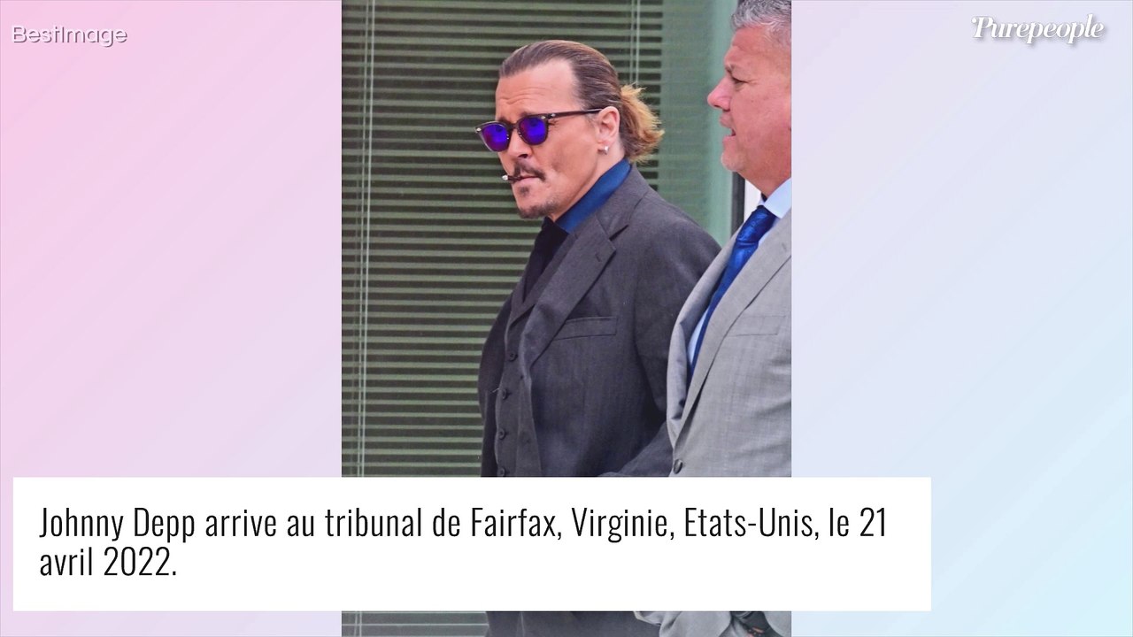 Johnny Depp et Amber Heard : Les ex-époux séparés par la police en plein procès, vidéo