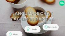 Langues de chat faciles et rapides