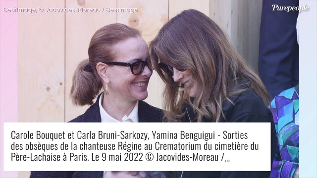 Jane Birkin très affectée aux obsèques de Régine, Carole Bouquet et Cyril Hanouna au Père-Lachaise