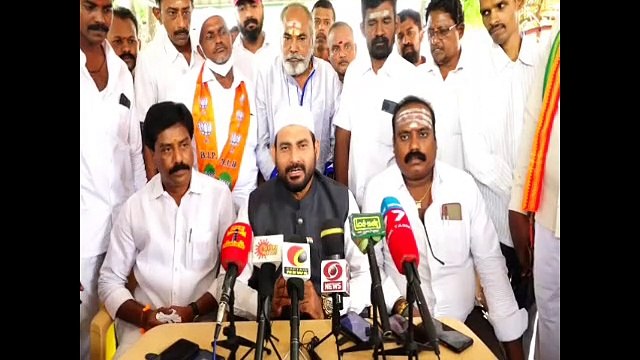 பாஜக சிறுபான்மையினர் அணியின் தேசிய செயலாளர் வேலூர் இப்ராஹிம் பேட்டி