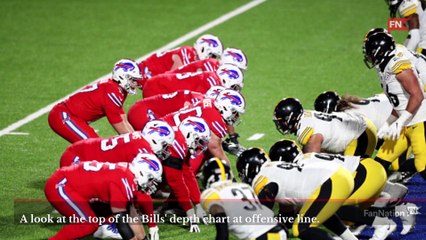 A look at the top of the Bills  depth chart at offensive line
