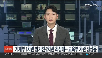 Скачать видео: 기재부 1차관 방기선·2차관 최상대…교육부 차관에 장상윤