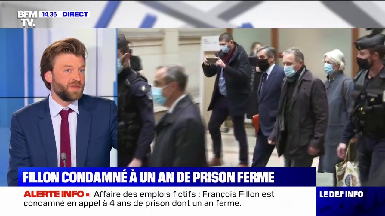 Emplois fictifs: François Fillon condamné en appel à un an de prison ferme