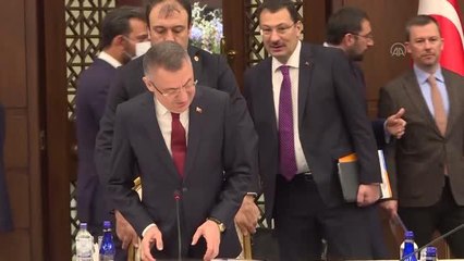 Fuat Oktay "6. Yargı Paketi Düzenleme Taslağı" çalışma toplantısına başkanlık etti