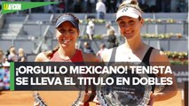 Giuliana Olmos, campeona en dobles del Abierto de Madrid