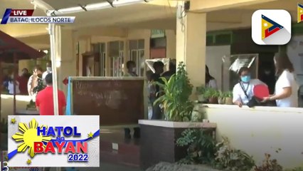 下载视频: Handang-handa na ang Mariano Elem. School sa Batac, Ilocos Sur kung saan inaabangan ang pagdating ni presidential candidate Bongbong Marcos at ang kanyang pamilya