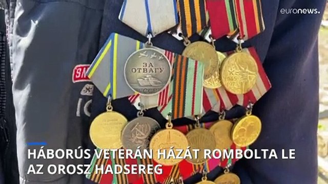 Háborús veterán házát rombolta le az orosz hadsereg
