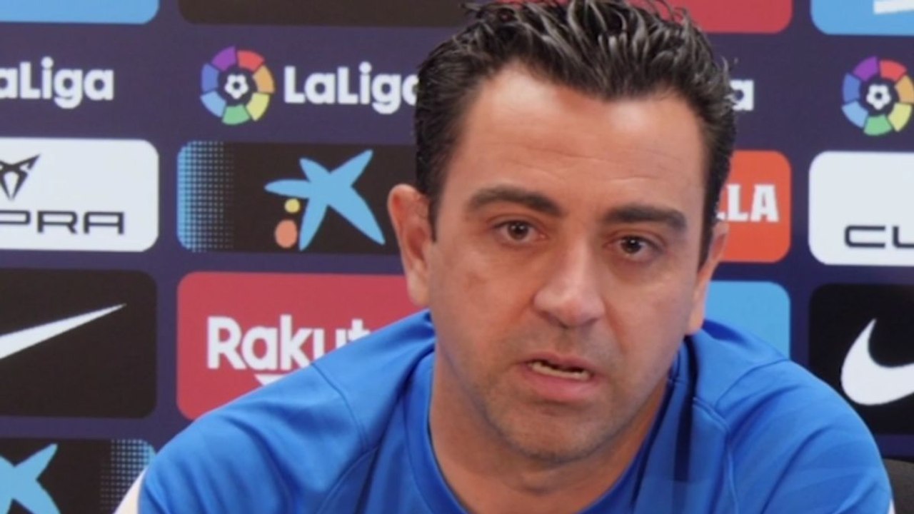 Rueda de prensa de Xavi antes del Barcelona-Celta