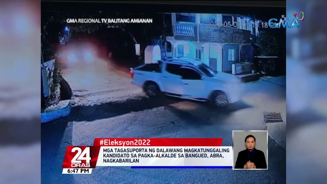 Mga tagasuporta ng dalawang magkatunggaling kandidato sa pagka-alkalde sa Bangued, Abra, nagkabarilan | 24 Oras