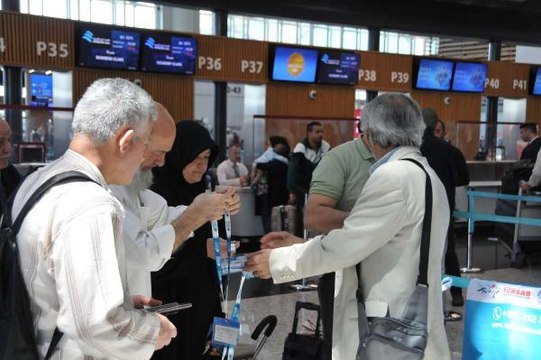 İlk umre kafilesi 2 yıl aradan sonra kutsal topraklara gitti