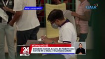 Bongbong Marcos, kasama sa pagboto ang kapatid na si Irene at anak na si Sandro | 24 Oras