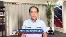 Panayam kay Atty. Vic Rodriguez, spokesperson ni Bongbong Marcos | Eleksyon 2022