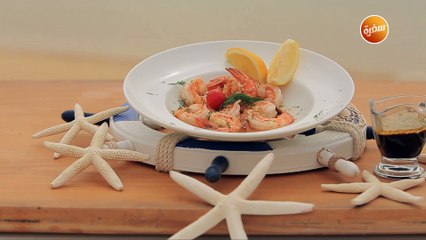 جمبري بالصويا والبصل الأخضر | هشام السيد