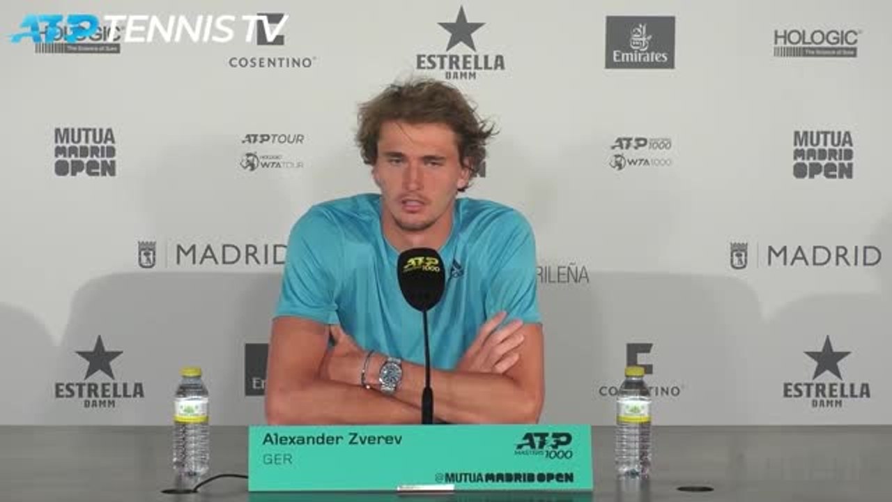 Madrid - Zverev : "Le boulot de l'ATP a été une honte absolue"