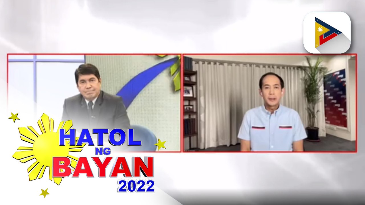 Panayam kay Atty. Vic Rodriguez kaugnay ng reaksyon ng kampo ni BBM sa resulta ng partial and unofficial result ng presidential race ngayong araw