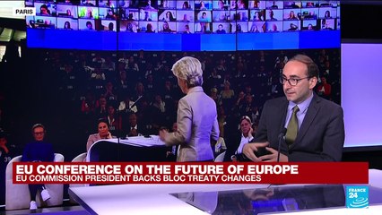 In wink to Ukraine, Britain, Macron suggests new European entity