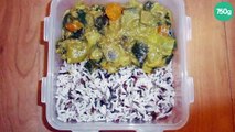 Riz basmati et curry de légumes